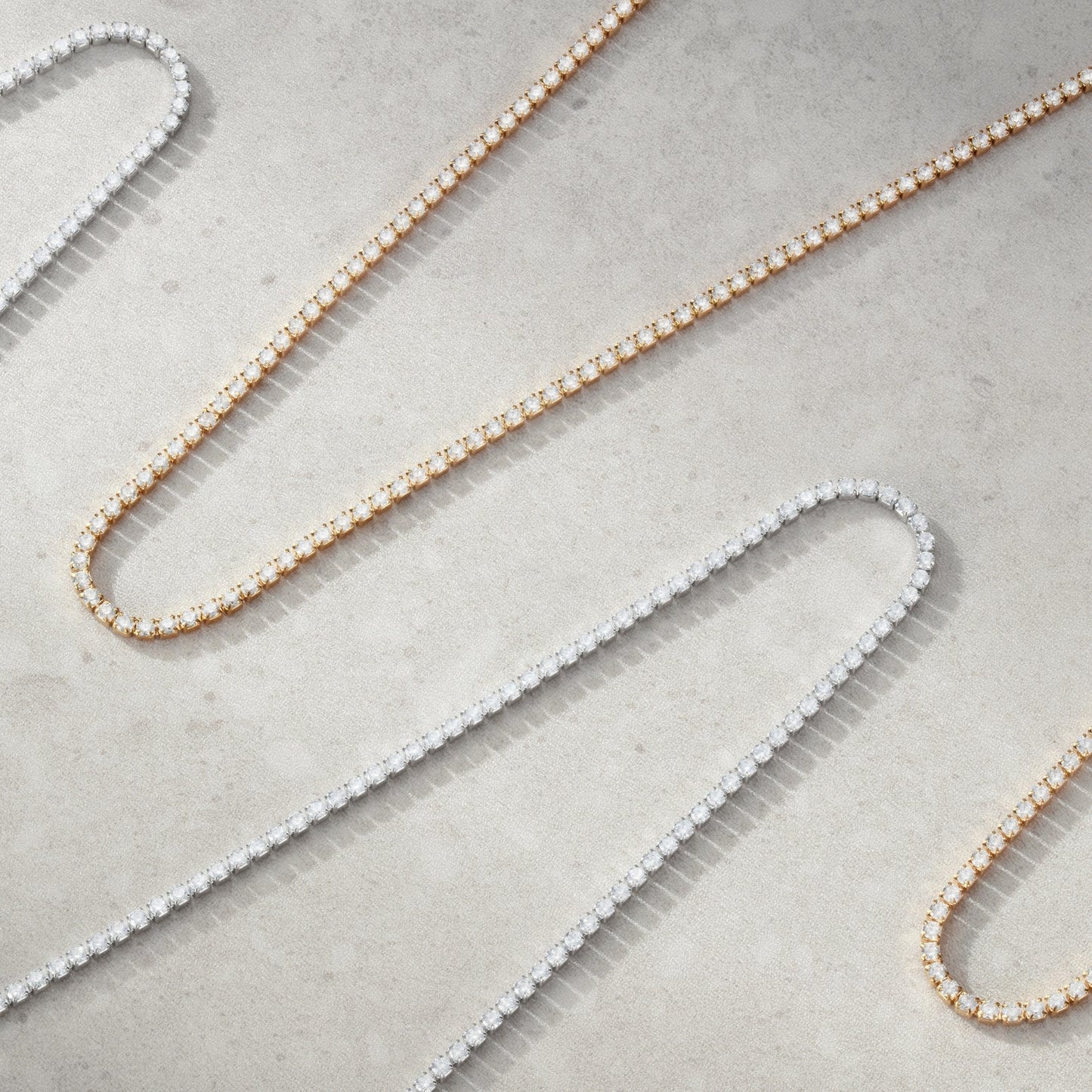 Minimalistische Tenniskette