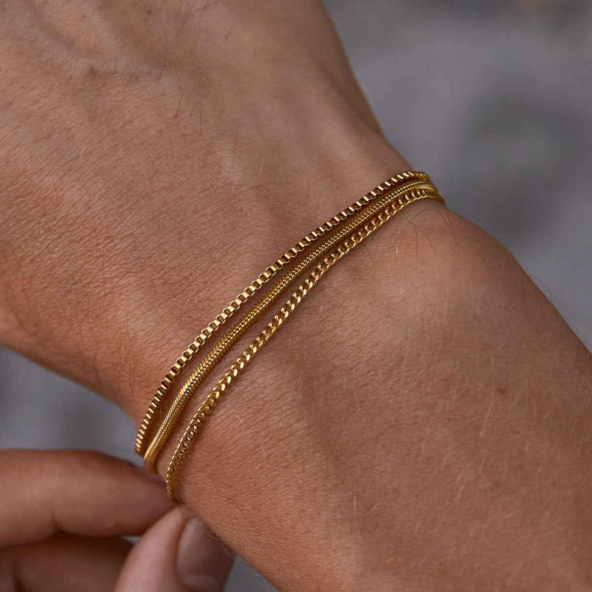 Minimalistisches Armband-Set