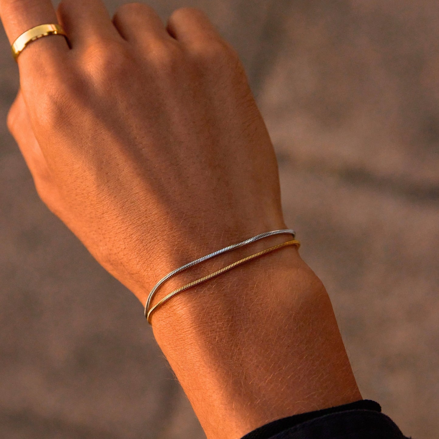 Minimales Gliederarmband