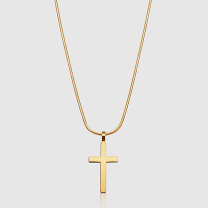 Klassische Kette mit Kreuz und Quadrat