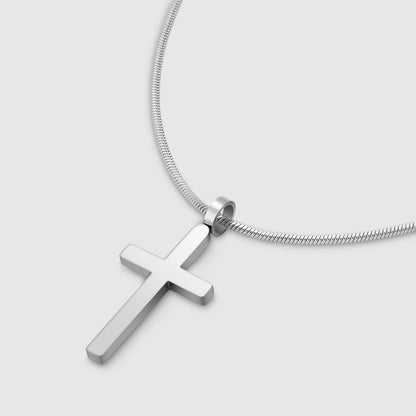 Klassische Kette mit Kreuz und Quadrat