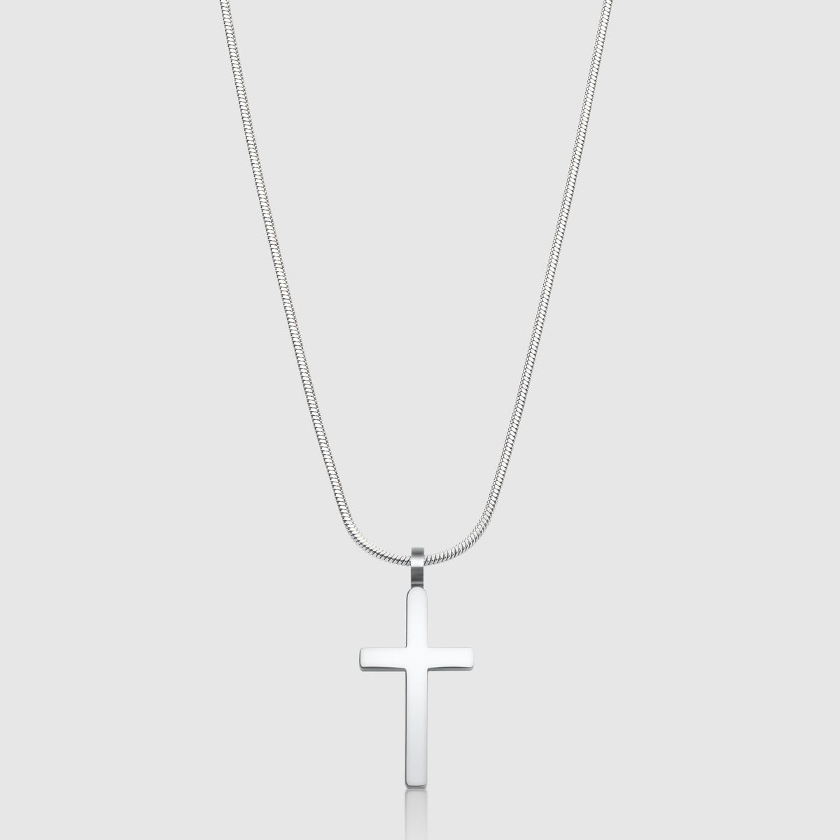 Klassische Kette mit Kreuz und Quadrat