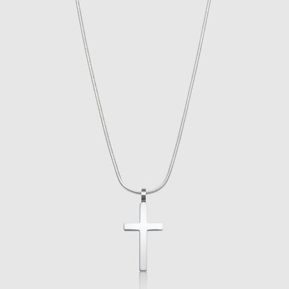 Klassische Kette mit Kreuz und Quadrat