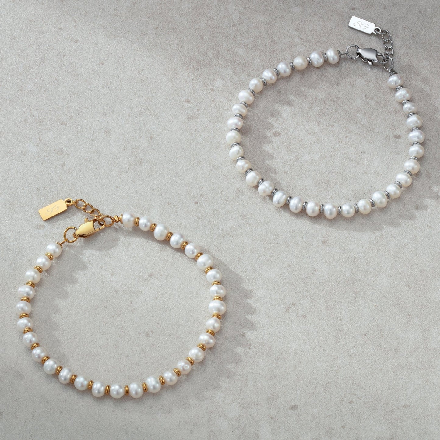 Klassisches Perlenarmband