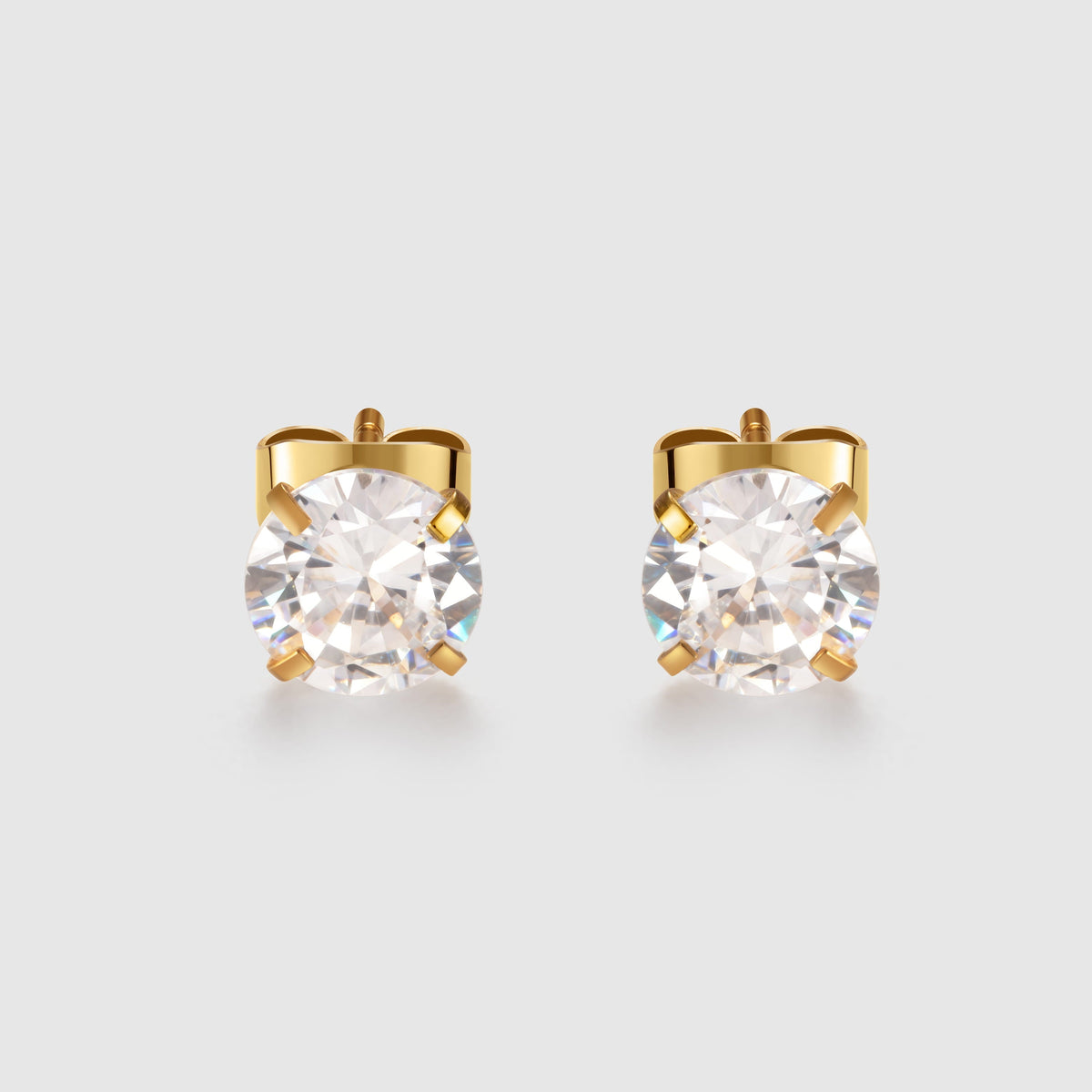 Klassische Diamant-Ohrstecker