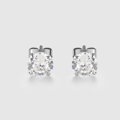 Klassische Diamant-Ohrstecker