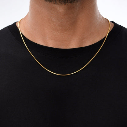 Minimalistische Kette mit quadratischen Gliedern