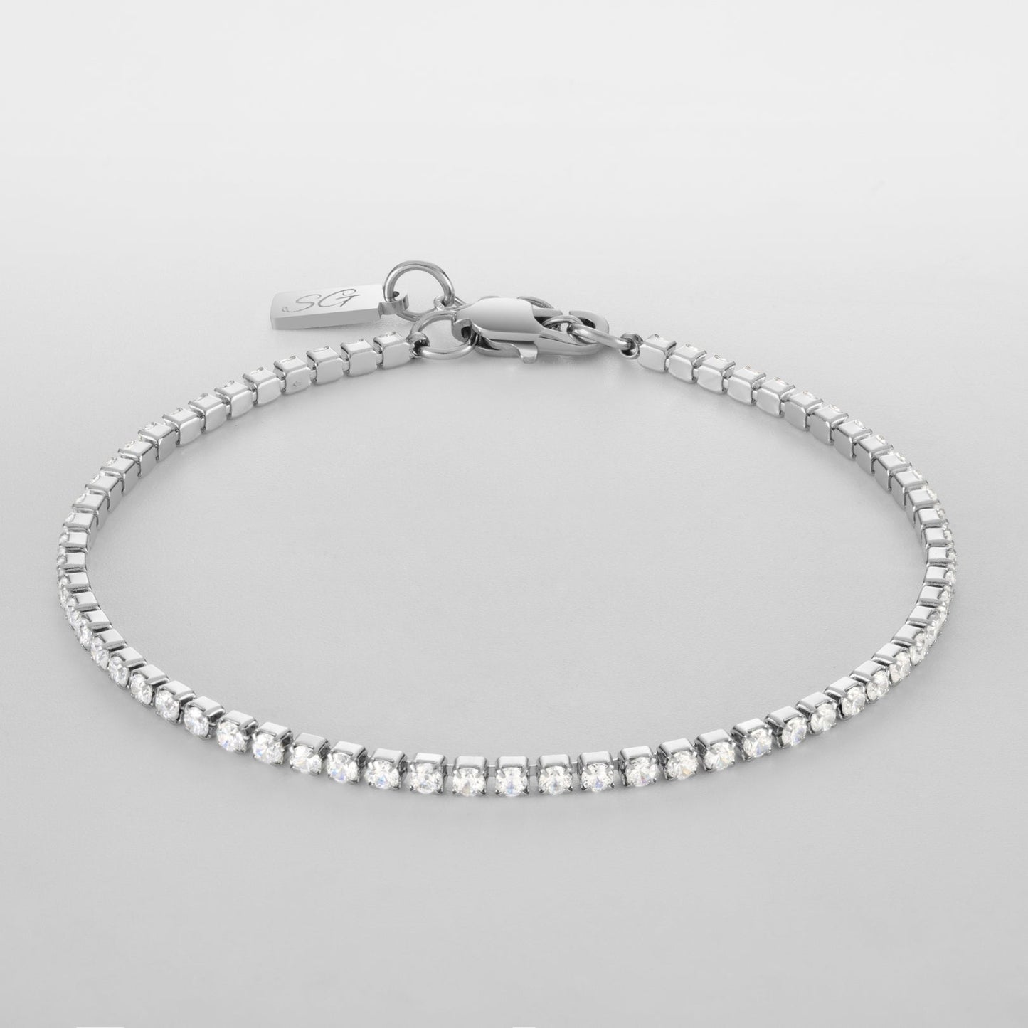 Minimalistisches Tennisarmband