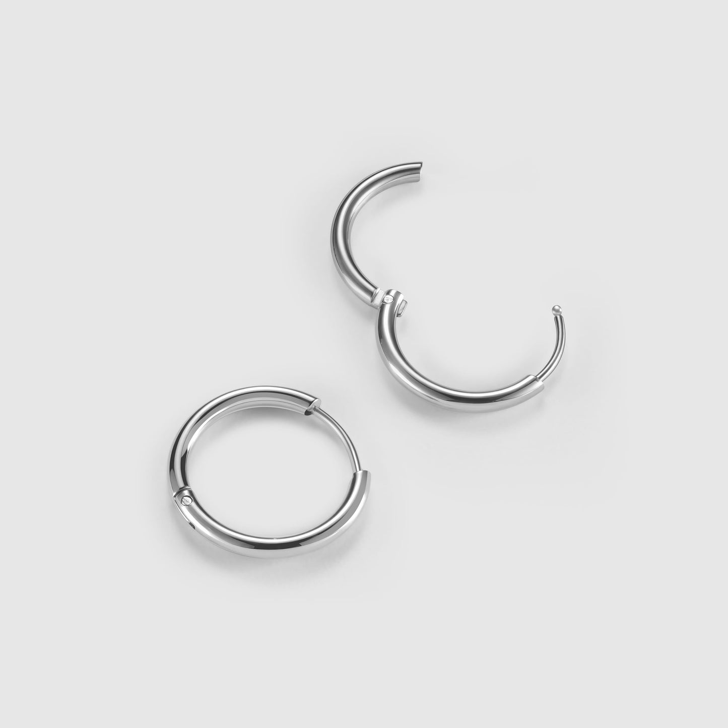 Minimalistische schmale Creolen