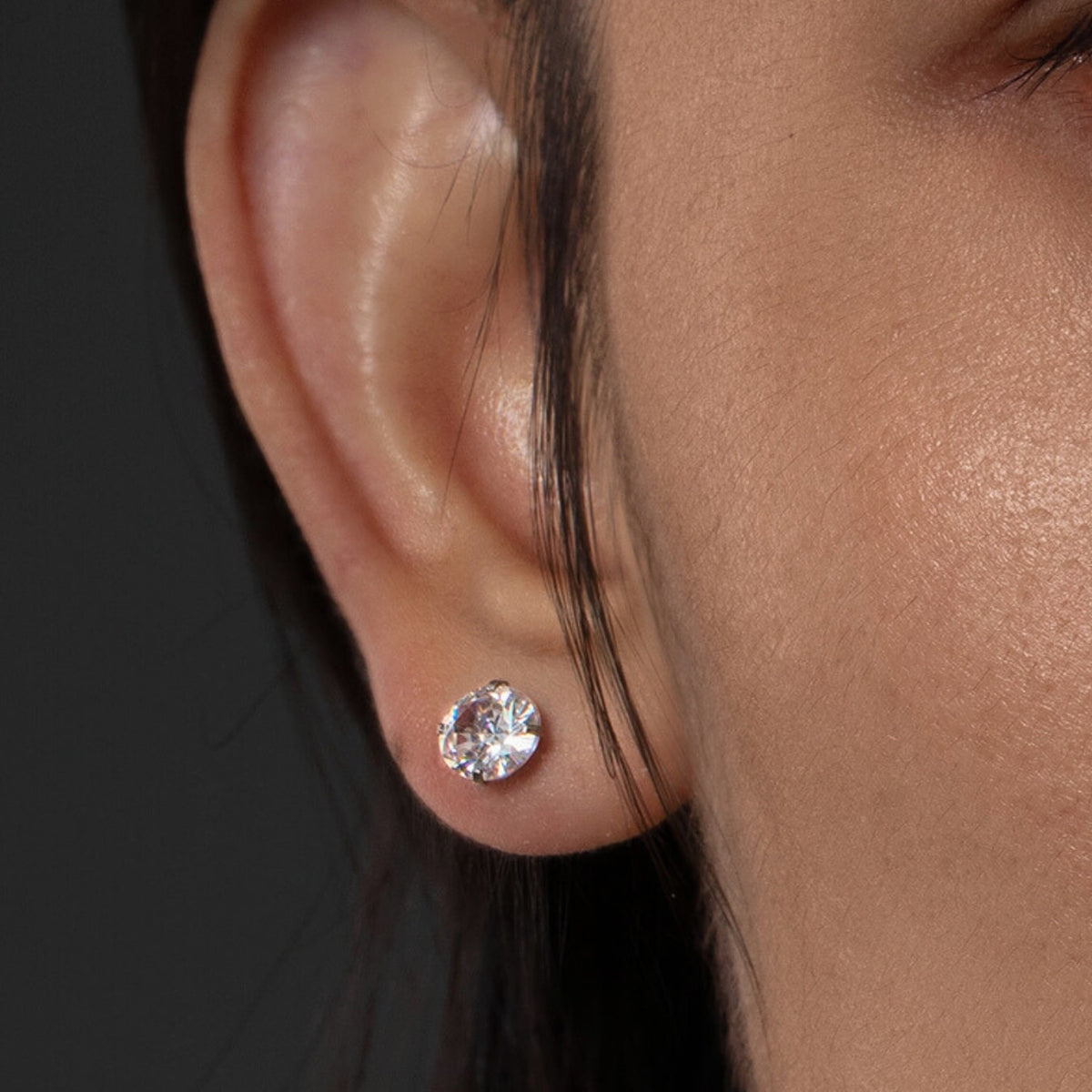 Klassische Diamant-Ohrstecker