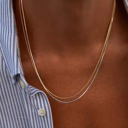 Minimalistische Kette mit quadratischen Gliedern