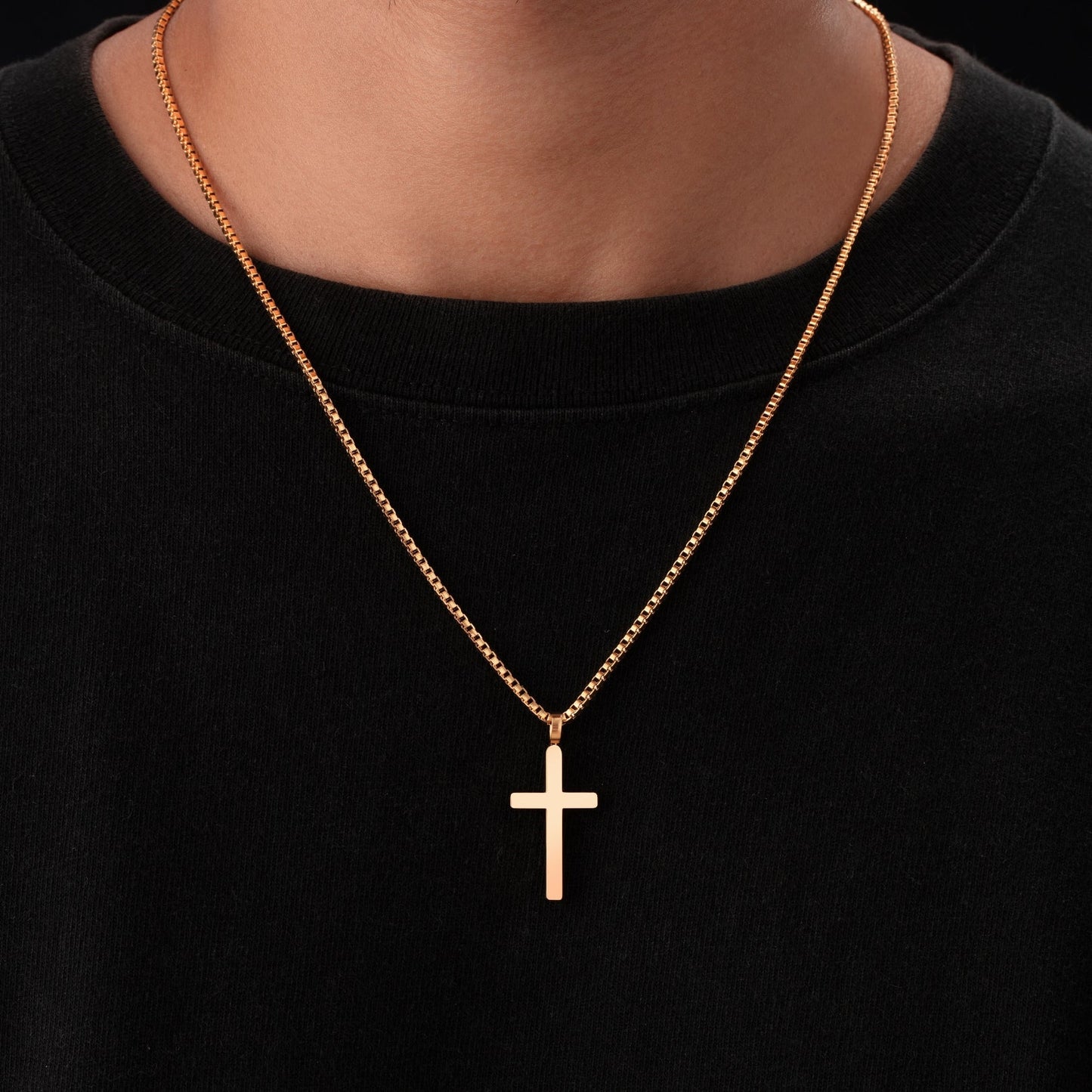 Klassische Kreuz- und Kasten-Kette