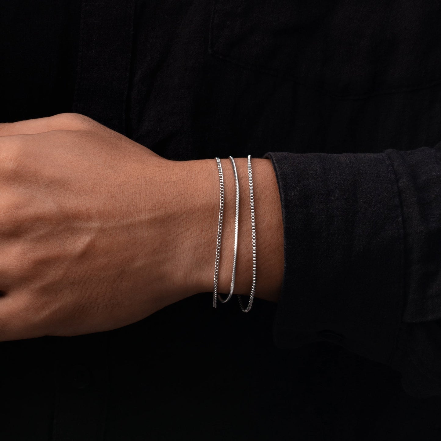 Minimalistisches Armband-Set