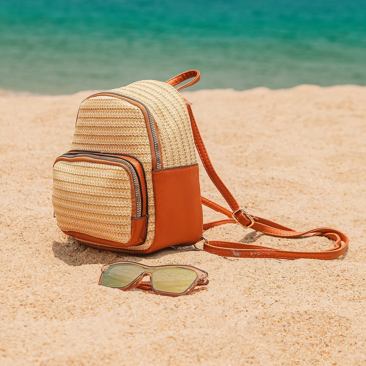 Aurélien | Kose Straw Backpack
