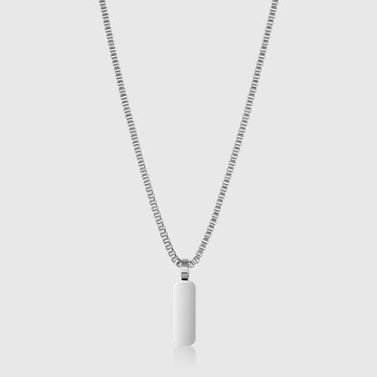 Minimalistischer Anhänger mit Kasten-Kette