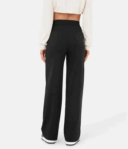 Aurélien | High-Waisted Elastic Casual Trousers for Miss