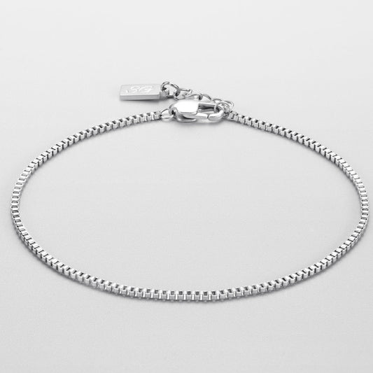 Minimalistisches Kastenketten-Armband