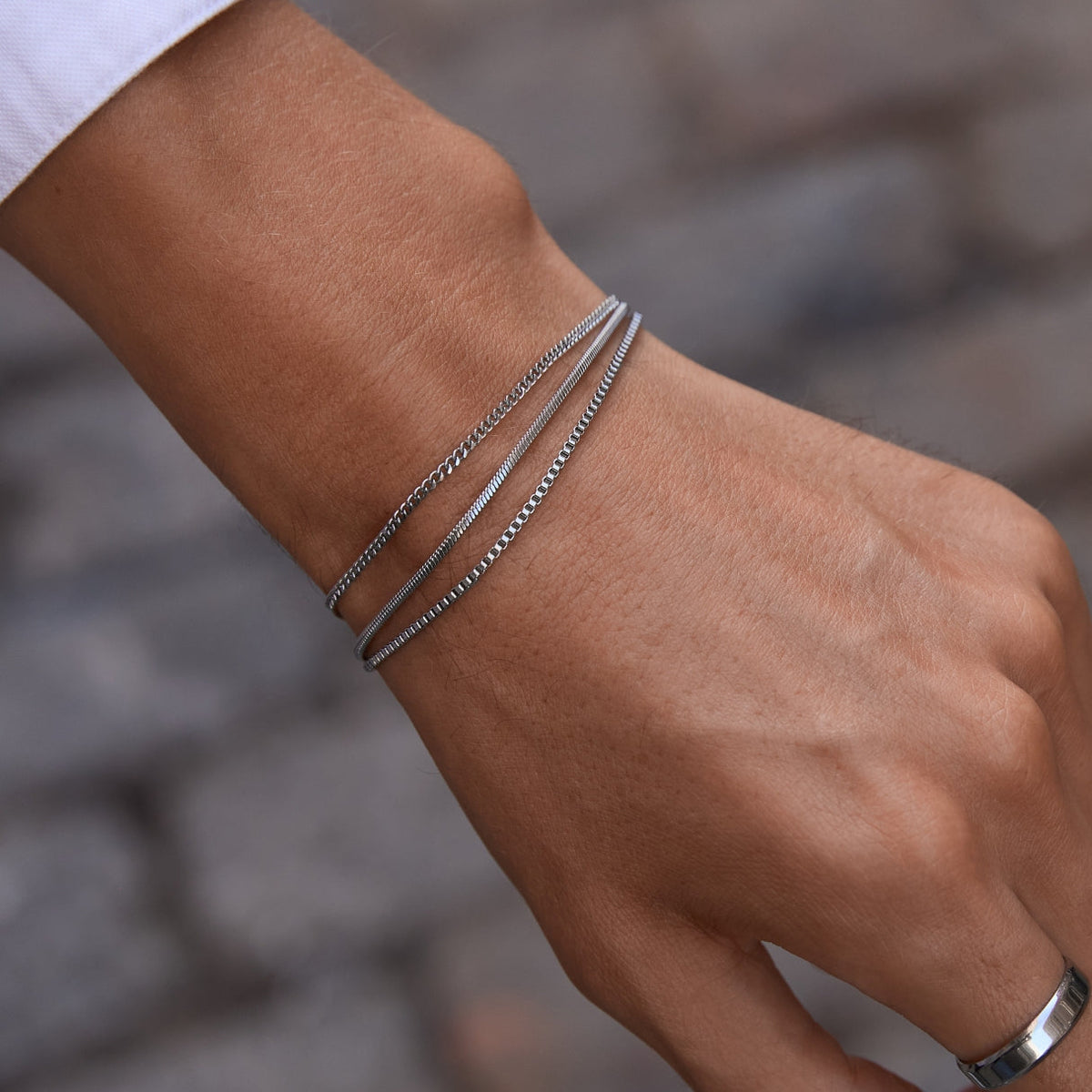 Minimalistisches Armband-Set