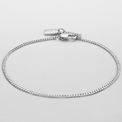 Minimalistisches Armband mit quadratischen Gliedern