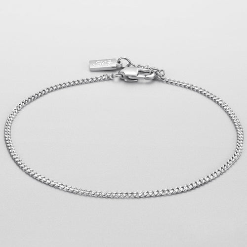 Minimalistisches Armband mit quadratischen Gliedern