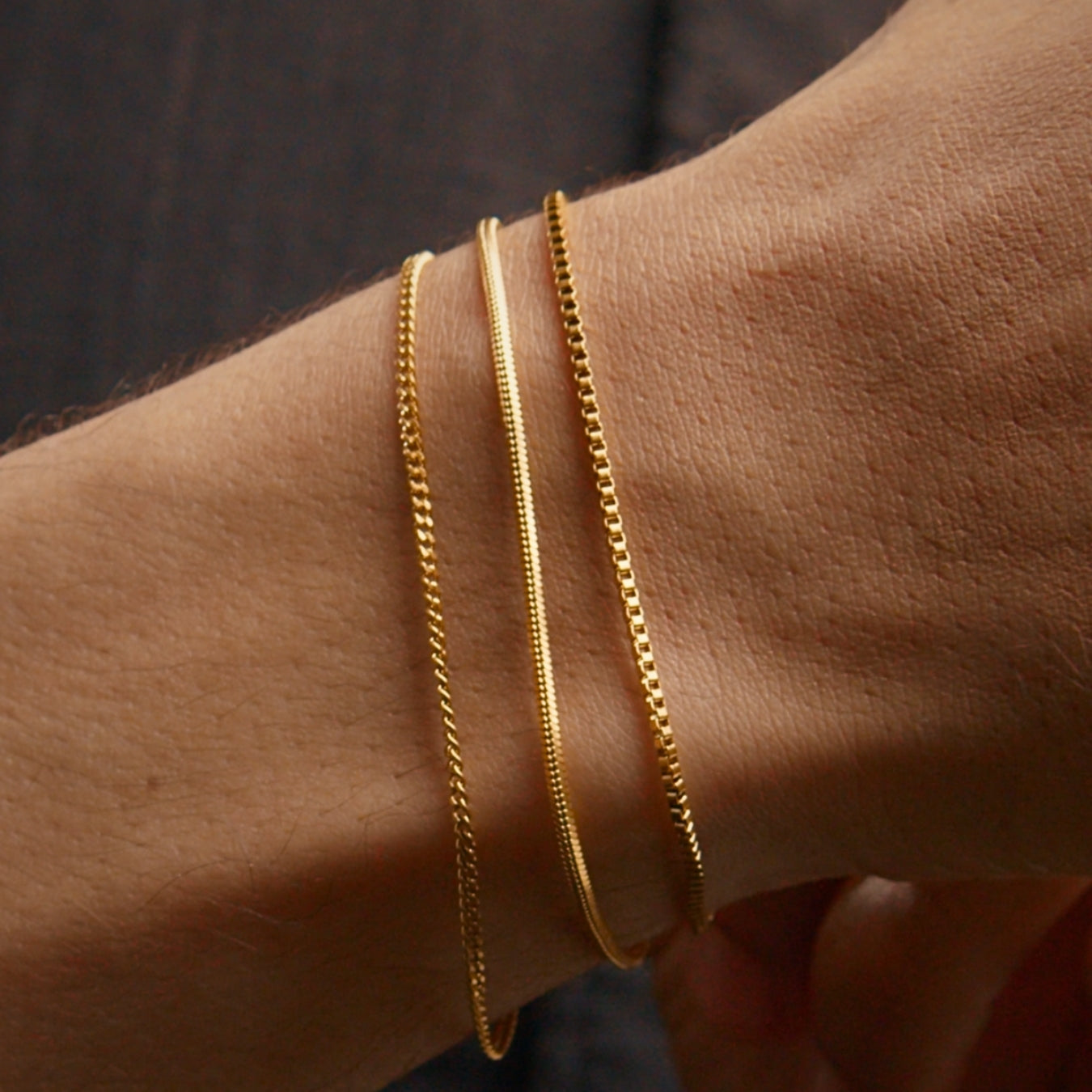 Minimalistisches Armband-Set